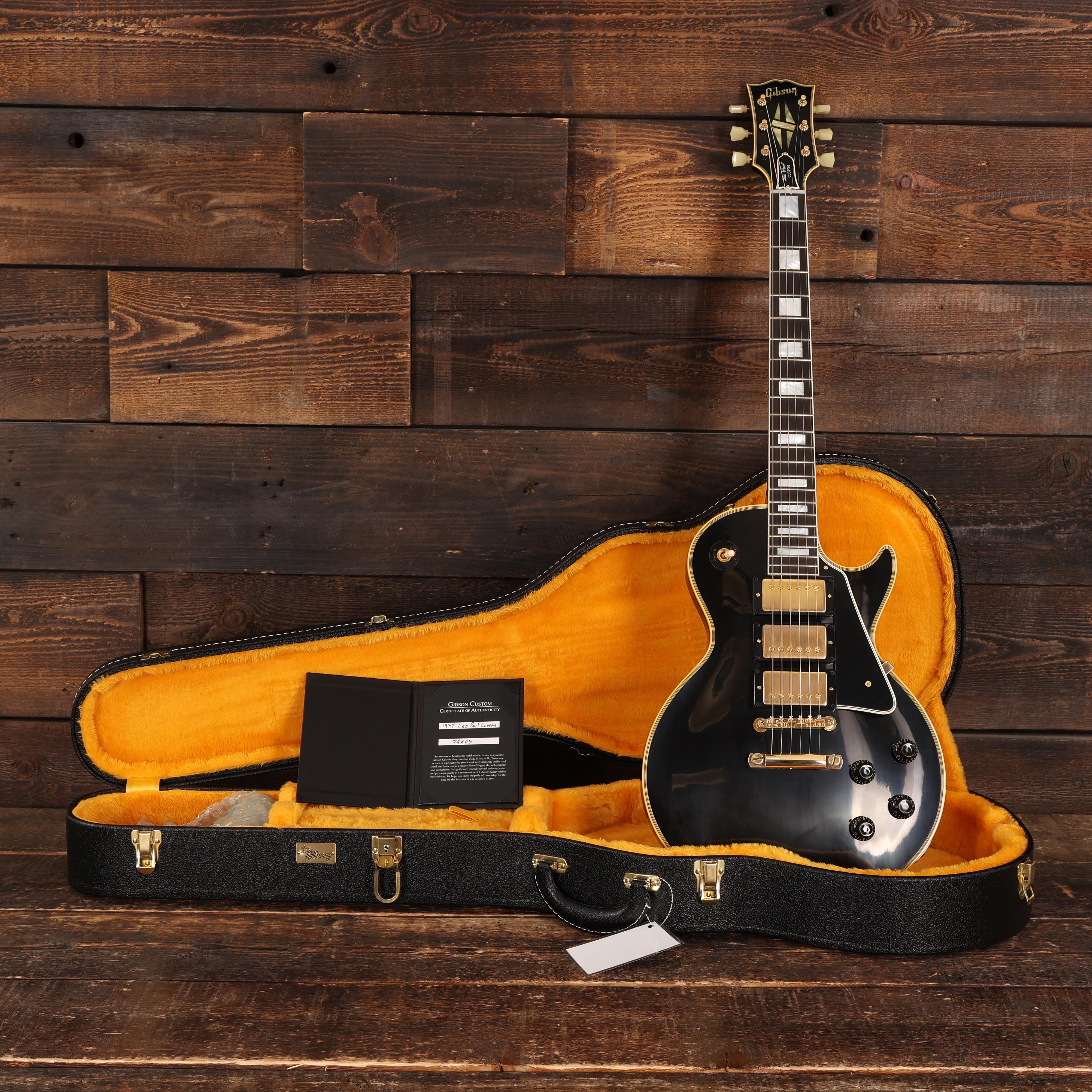 Gibson Custom Shop 1957 Les Paul Custom Reissue 3-Pickup VOS in